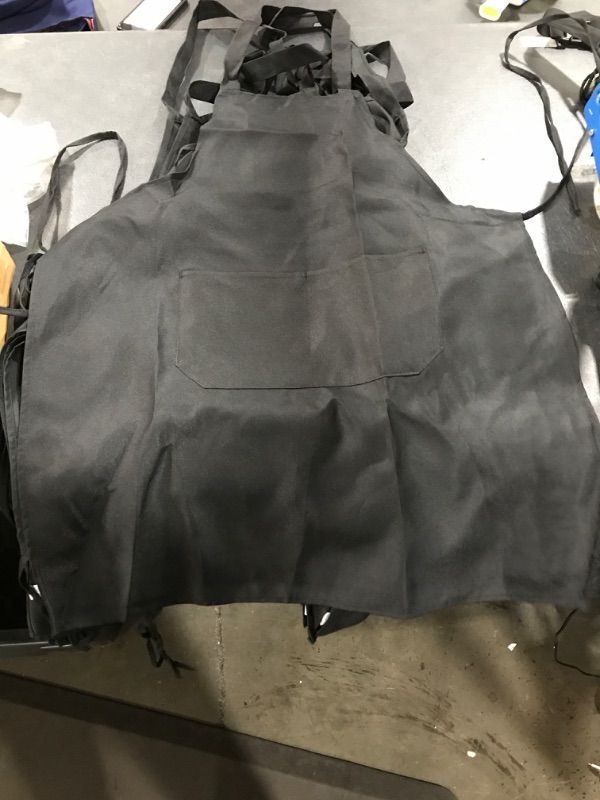 Photo 1 of BLACK APRON WITH 2 FRONT POCKET 