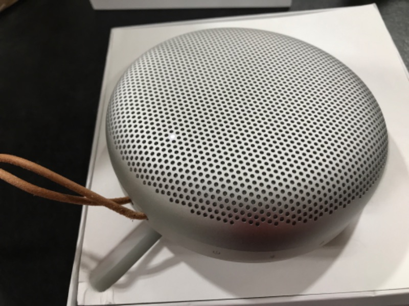 Photo 3 of Bang & Olufsen Beosound A1 (2nd Generation) Wireless Portable Waterproof Bluetooth Speaker with Microphone, Grey Mist Grey Mist Speakers