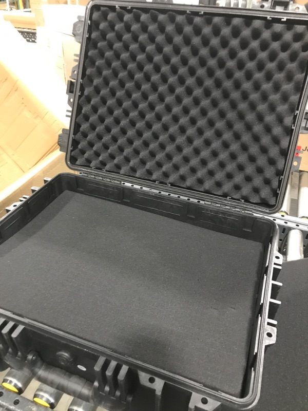 Photo 3 of Monoprice Weatherproof Hard Case with Wheels and Customizable Foam, 25