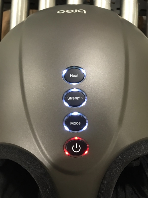 Photo 1 of Breo Shiatsu Foot Massager Machine with Soothing Heat for Plantar Fasciitis & Neuropathy, Relax Gifts for Family, Mom, Dad, Christmas, Fits Feet Up to Men Size 12