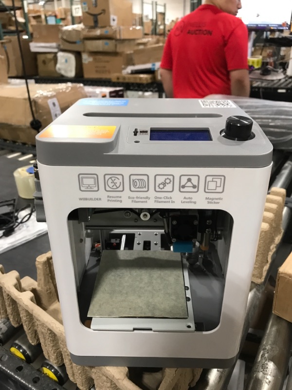 Photo 1 of Entina Mini 3D Printers Tina 2, Fully Assembled and Auto Leveling 3D Printer for Beginners, Removable Magnetic Platform, High Precision Printing with PLA/PLA Pro/TPU, Printing Size 3.9x4.7x3.9 inch MicroSD Card