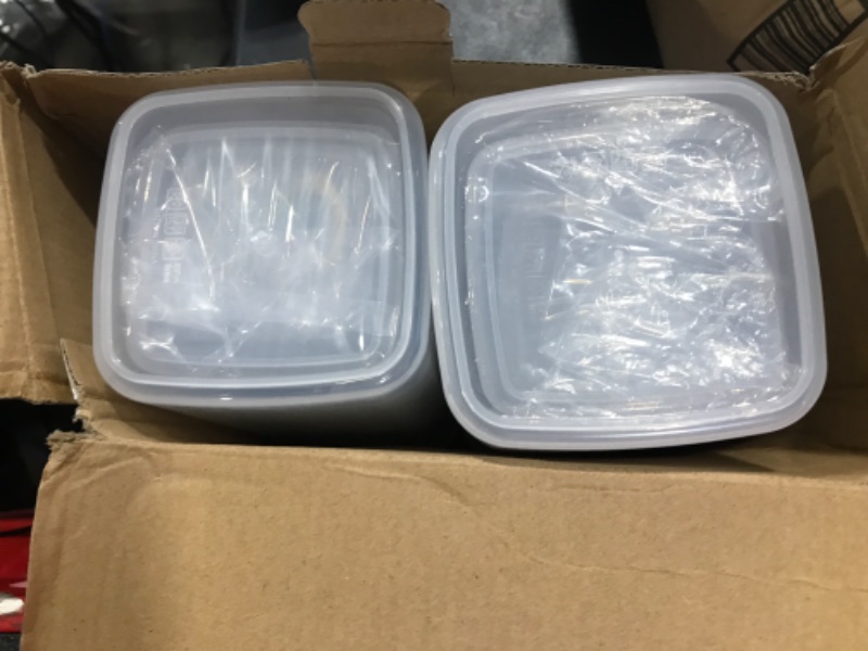 Photo 1 of Airtight Food Storage Containers Set with Lids[8 Pack] for Kitchen & Pantry Organization, BPA Free Plastic Clear Canisters for Cereal Flour Sugar Dry Food, Dishwasher Safe with Labels(White)