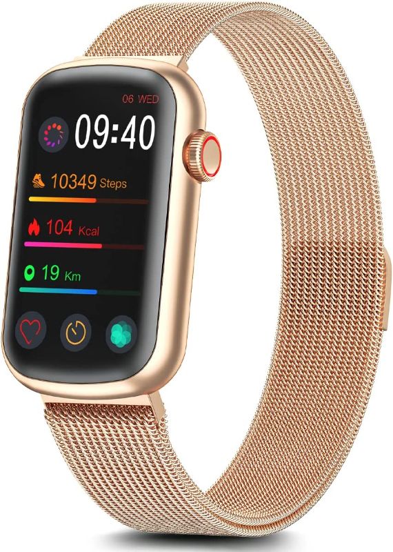 Photo 1 of  Fitness Tracker, Heart Rate Monitor Blood Pressure Activity Tracker with Blood Oxygen, IP68 Wateproof Sleep Tracker Sport Bracelet Pedometer Step Calories Smartwatch Women