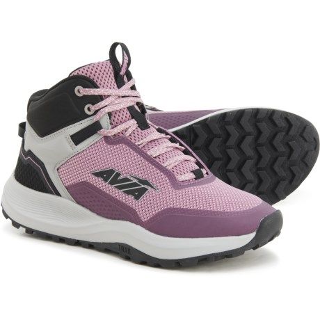 Photo 1 of Avi-Grit Mid Hiking Boots (for Women) - JET BLACK/ORCHID HAZE/VAPOR BLUE (8 )
