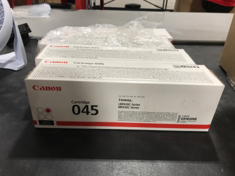 Photo 1 of 045 045H CRG-045 4-Color Toner Cartridge Set Replacement for Canon 045 045H Toner Cartridge for Canon Color imageCLASS MF634Cdw, MF632Cdw, LBP612Cdw Laser Printers ( 4-Pack)