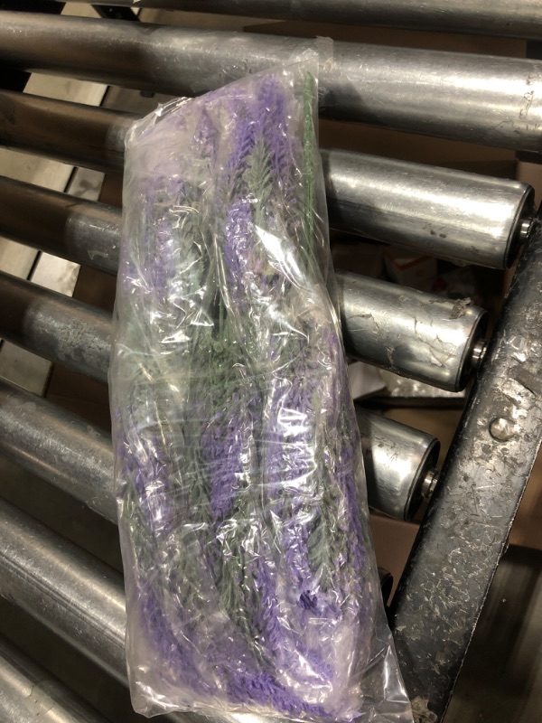 Photo 1 of 10Pcs Artificial Flowers Outdoor UV Resistant Outdoors Fake Plants Faux Plastic Flower in Bulk for Hanging Planters Outside Porch Vase Home Window Decoration(Lavender)