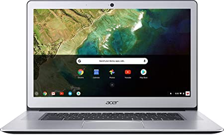 Photo 1 of Acer 15.6" (1920x1080) Full HD Touchscreen Chromebook, Intel Celeron N3350 1.1Ghz Processor, 4GB RAM, 32GB SSD, WiFi, Webcam, Bluetooth, Type C, Chrome OS (Renewed) 