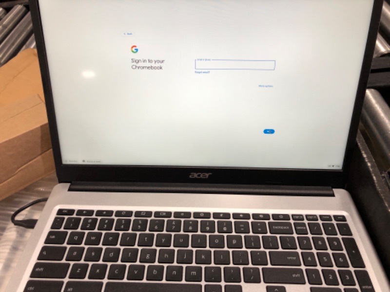 Photo 5 of Acer 15.6" (1920x1080) Full HD Touchscreen Chromebook, Intel Celeron N3350 1.1Ghz Processor, 4GB RAM, 32GB SSD, WiFi, Webcam, Bluetooth, Type C, Chrome OS (Renewed) 