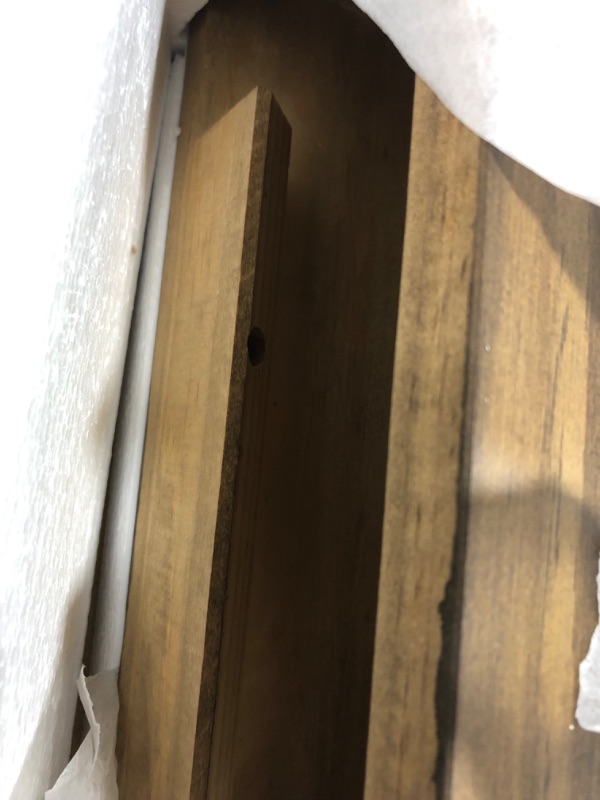 Photo 1 of MANTELSDIRECT Dakota Floating Pine Wood Fireplace Mantel Shelf - Mocha Color 60" Beautiful Wooden Rustic Shelf Perfect for Electric Fireplaces and More! Mantels Direct Mocha 60 Inch