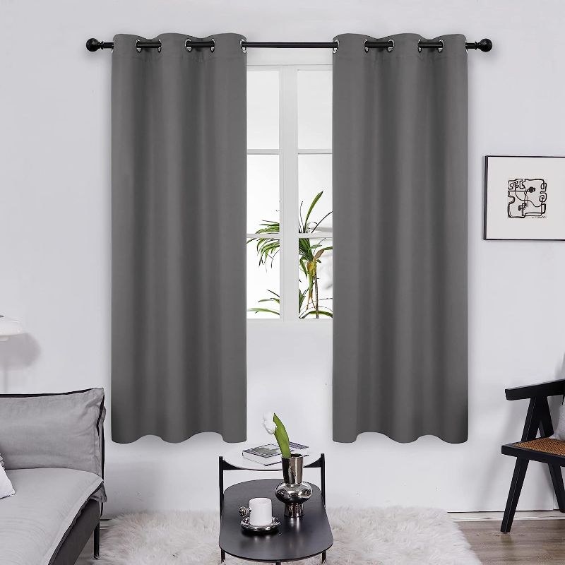 Photo 1 of  Room Darkening Thermal Insulated Grommet Blackout Window Curtain for Bedroom .*