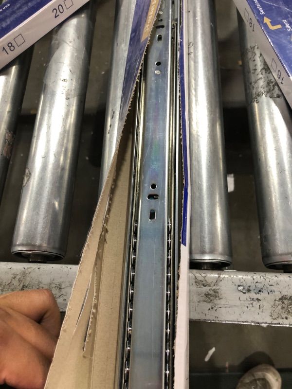 Photo 1 of 1 Pair Heavy Duty Drawer Slides 22 inch Soft Close Ball Bearing Drawer Slides