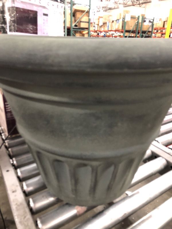 Photo 2 of Venezia 24 in Vintage Copper Plastic Planter Pot
