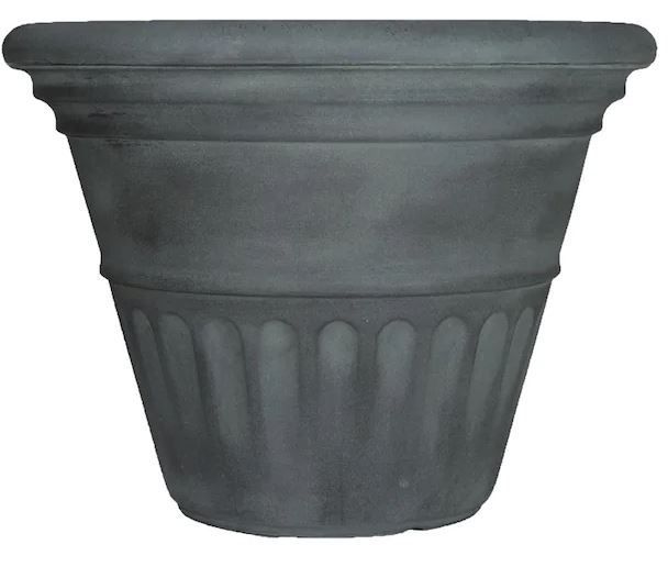 Photo 1 of Venezia 24 in Vintage Copper Plastic Planter Pot
