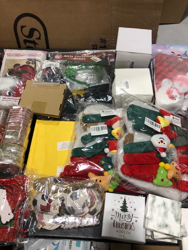 Photo 3 of  BIG box of Christmas items! Lots of goodies! Box lot is sold as is.