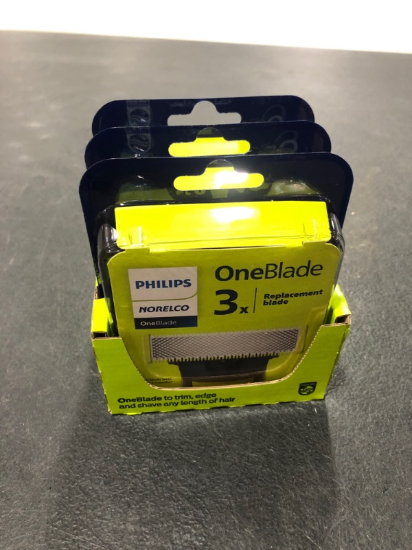 Photo 2 of Philips Norelco OneBlade Replacement Blades, 3 Count