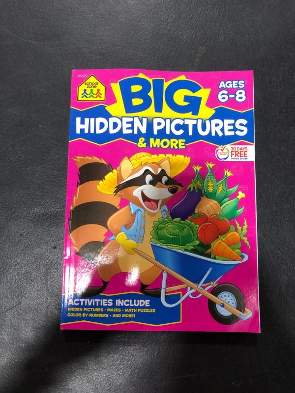 Photo 2 of Big Hidden Pictures and More Workbook