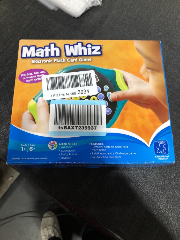 Photo 1 of Educational Insights Math Whiz