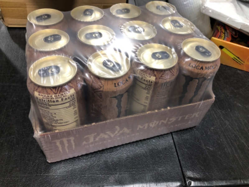 Photo 1 of Monster Energy Java Loca Moca, Coffee + Energy Drink, 15 Ounce (Pack of 12)