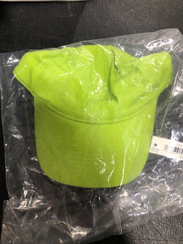 Photo 2 of Amazon Essentials Unisex Baseball Cap One Size Lime Green