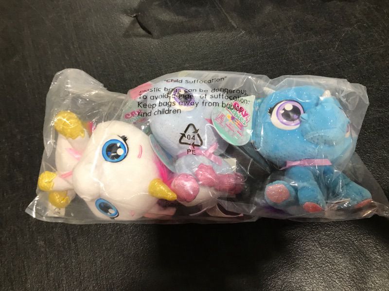 Photo 2 of Cry Babies Plush Pets, Pack 3: Rym, Tini and Nila
