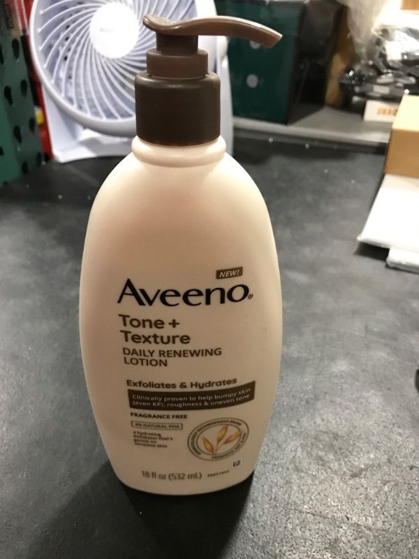 Photo 2 of Aveeno Tone and Texture Body Lotion - 18oz