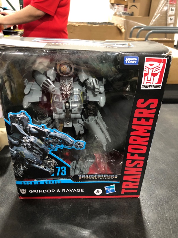 Photo 2 of Transformers Toys Studio Series 73 Leader Class Revenge of The Fallen Grindor and Ravage Action Figure - Kids Ages 8 and Up, 8.5-inch