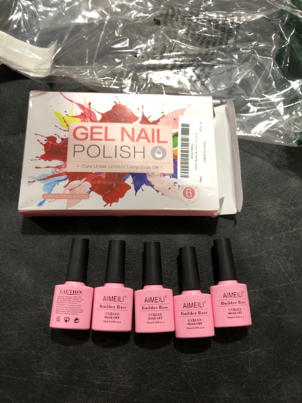 Photo 1 of AIMEILI Builder Base Clear Sheer Color Gel