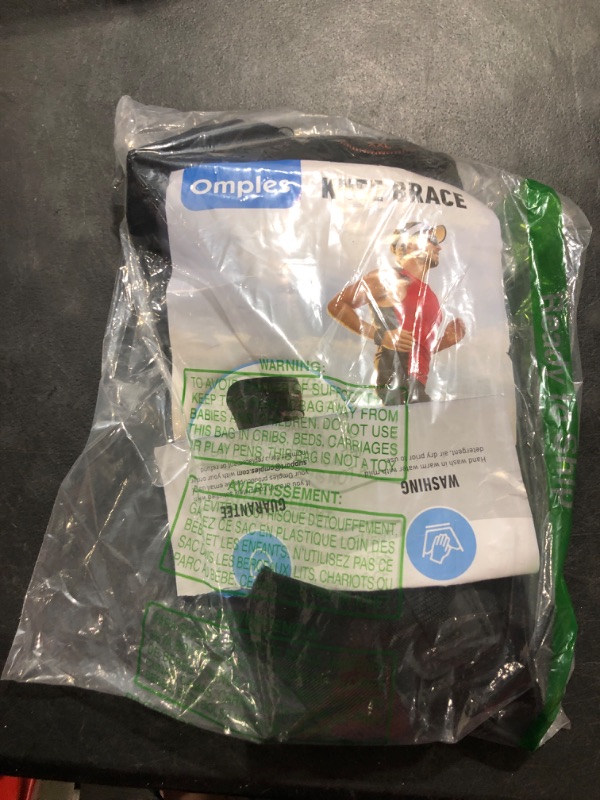 Photo 1 of Omples Hinged Knee Brace for Knee Pain Knee Braces for Meniscus Tear Knee Support with Side Stabilizers for Men and Women Patella Knee Brace for Arthritis Pain Running Working Out Black (XX-Large) Black XX-Large