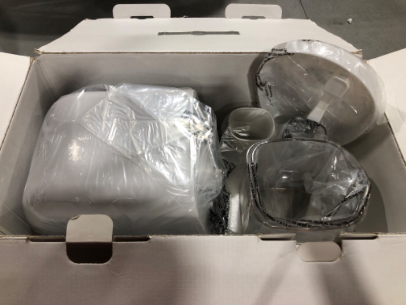 Photo 2 of KOIOS Juicer, Slow Masticating Juicer Extractor with Reverse Function, Cold Press Juicer Machine with Quiet Motor, Juice Jug and Brush for High Nutrie (White-Black) Black & White