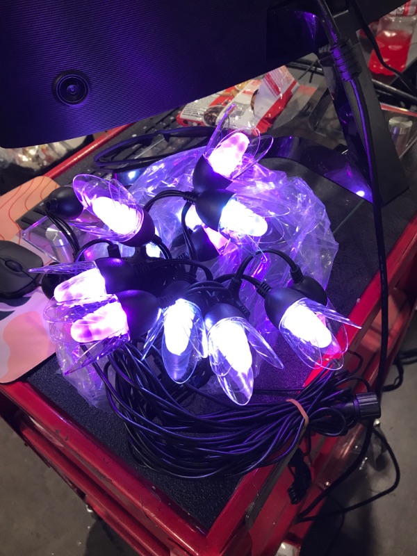 Photo 1 of Generic LED String Lights RGB + White 8ft