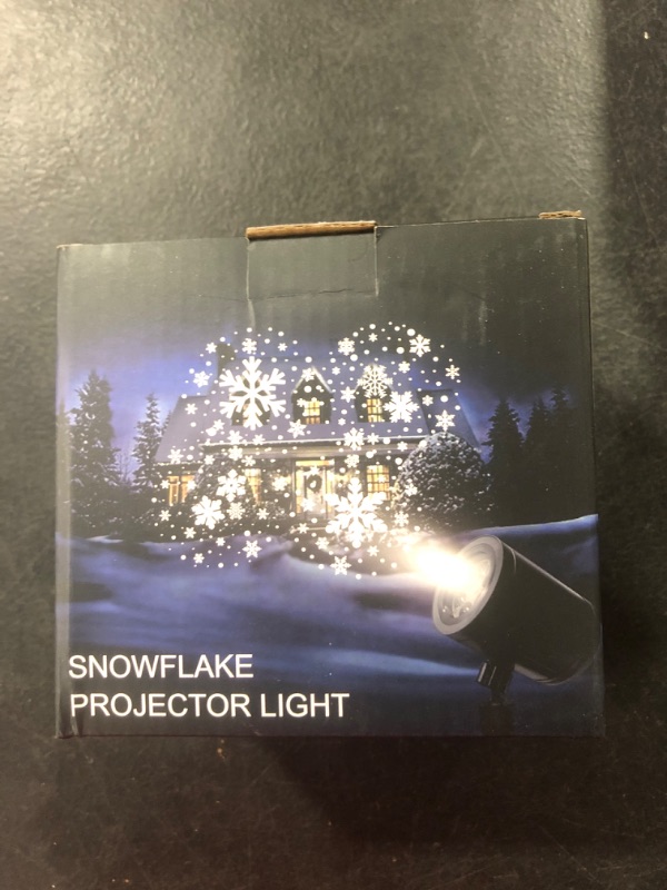 Photo 2 of Craftersmark Christmas Projector Lights, Snowflake Projector Lights Outdoor, Snowflake Projector Indoor, Waterproof LED Christmas Light Projector Outdoor for Xmas Valentine Winter Holiday?Single-Head?