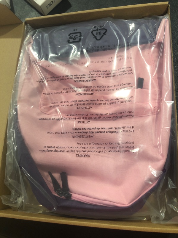 Photo 2 of Amazon Basics School Laptop Backpack - Pink