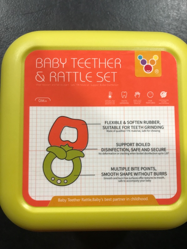 Photo 2 of Baby teether and rattle set