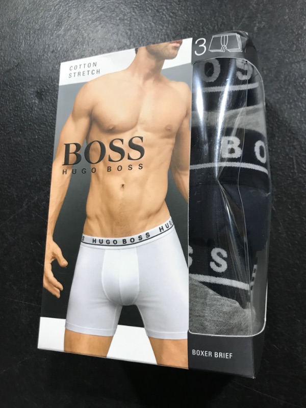 Photo 1 of Boss Hugo Boss Cotton Stretch Boxer Brief - 3 Pack XL