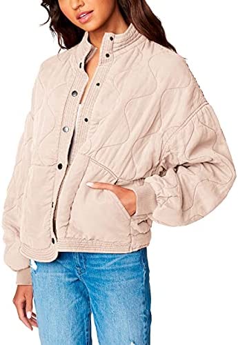 Photo 1 of [BLANKNYC] Womens Luxury Clothing Tencel Drop Shoulder Quilted Jacket S
