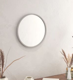 Photo 1 of 16" Round Wall Mirror for Entryways, Washrooms and Living Rooms
