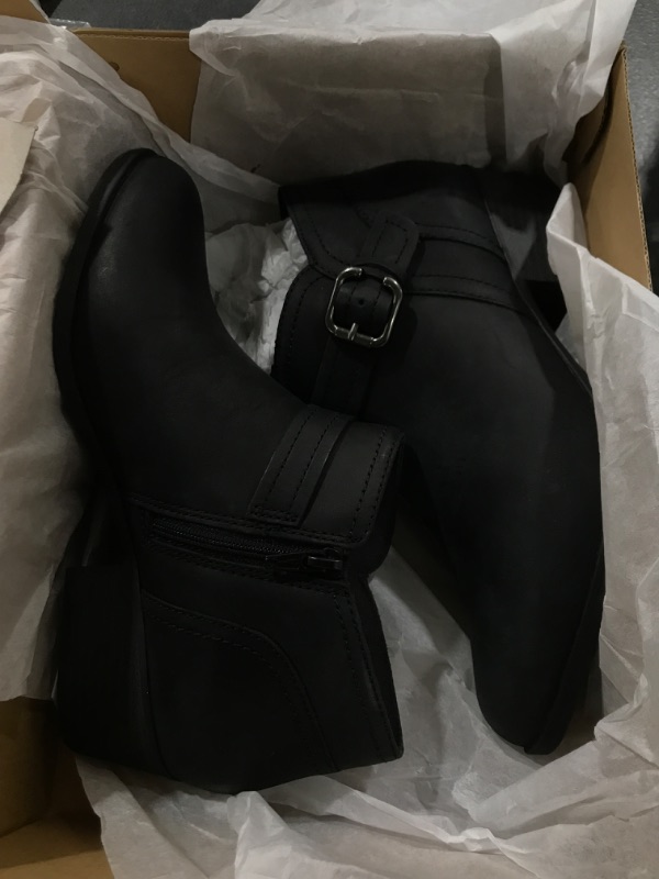 Photo 2 of Clarks Women's Adreena Ease Ankle Boot 9 Black Leather