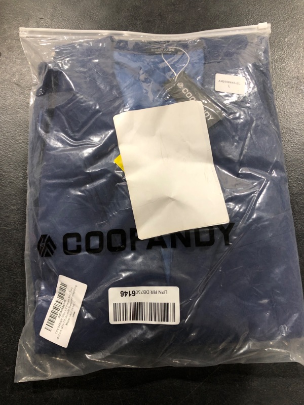 Photo 1 of COOFANDY Mens Tuxedo Suit Set 3 Piece Slim Fit Suit Wedding Suit Jacket Vest Pants Set Prom Dress Suit Blue L