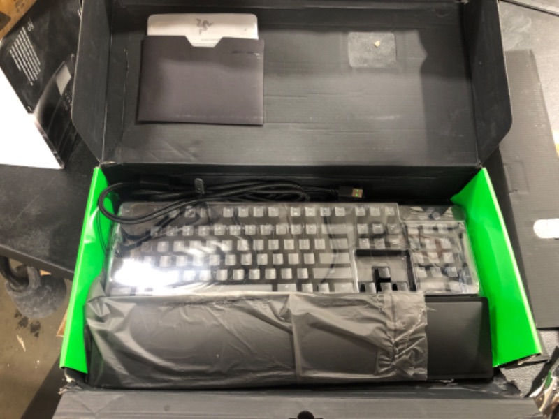 Photo 2 of Razer Huntsman Elite Gaming Keyboard + Goliathus Extended Chroma Gaming Mousepad Bundle: Linear Optical Switches - Classic Black