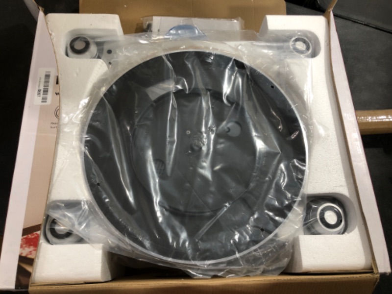 Photo 1 of DIGITNOW High Fidelity Belt Drive Turntable, Vinyl Record Player with Magnetic Cartridge, Convert Vinyl to Digital, Variable Pitch Control &Anti-Skate Control silver
