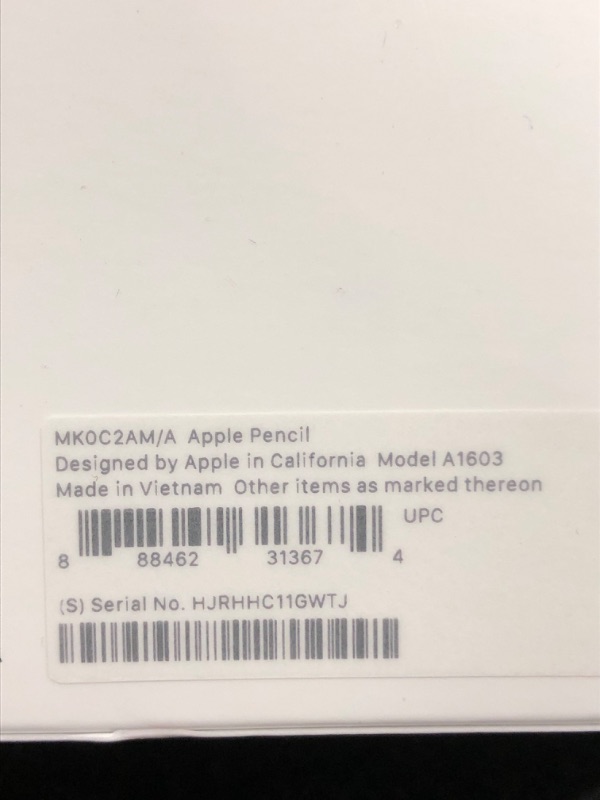 Photo 1 of Apple Pencil