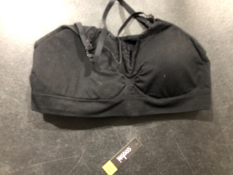 Photo 2 of Coobie Lace V-Neck Bra for Women One Size Black