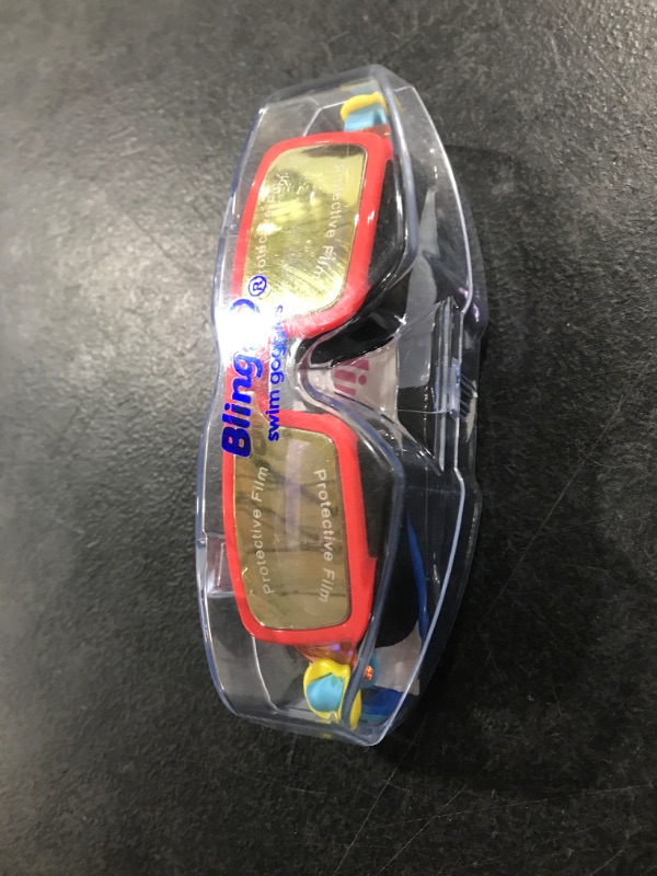 Photo 2 of Bling 2O Kids Swimming Goggles - Boys 8+ Goggles Airstream Blue