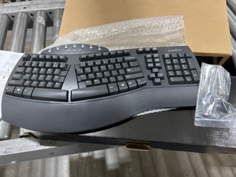 Photo 2 of Wireless Ergonomic Keyboard with Gel Wrist Rest Bundle