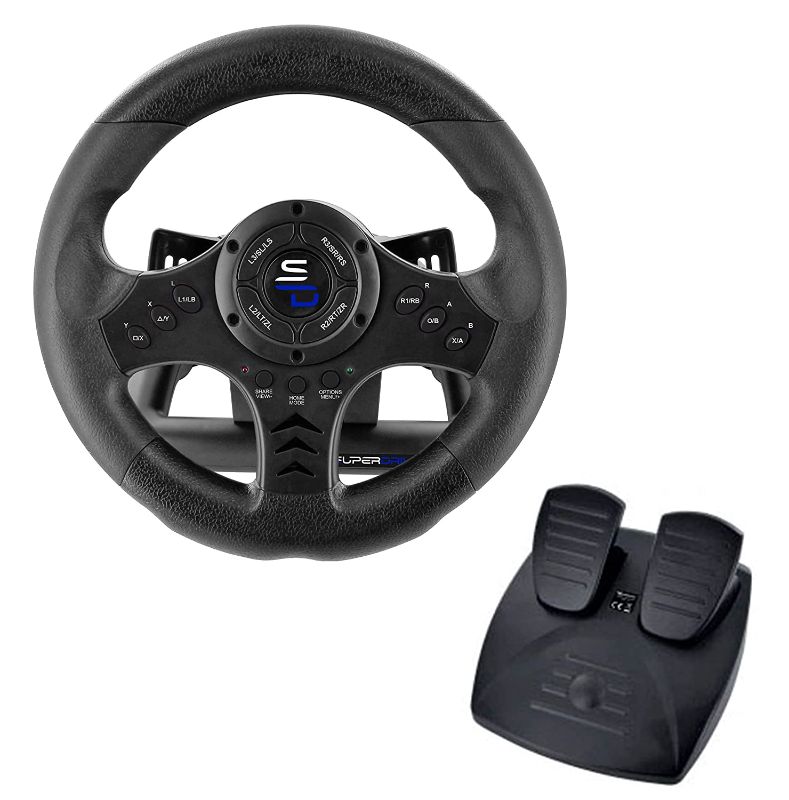 Photo 1 of Subsonic SV 450 Universal Gaming Steering Wheel and Pedals for Xb...
