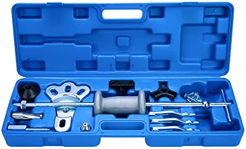 Photo 1 of 8MILELAKE 16pc Slide Hammer Puller Set, 2/3 Jaw External Internal Axle Seal Bearing Hub Puller Remover
