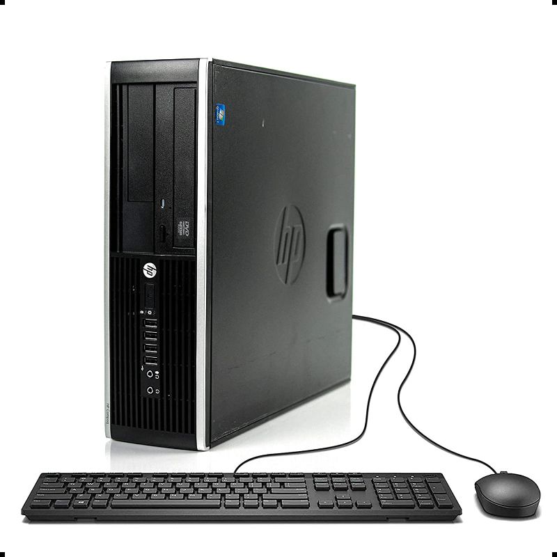 Photo 1 of HP Elite 6300 SFF Small Form Factor Business Desktop Computer, Intel Quad-Core i7-3770 up to 3.9Ghz CPU, 16GB RAM, 256GB SSD, DVD, USB 3.0, Windows 10 Professional (Renewed)
