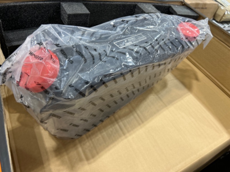 Photo 1 of Mishimoto MMTMIC-WRX-15RBK Top-Mount Intercooler Kit Compatible With Subaru WRX 2015-2021 Black Cooler Red Pipe
BOX 1 OF 2 