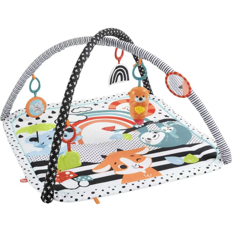 Photo 1 of Fisher-Price 3-in-1 Music Glow and Grow Gym Infant Playmat with Lights & Removable Toys
