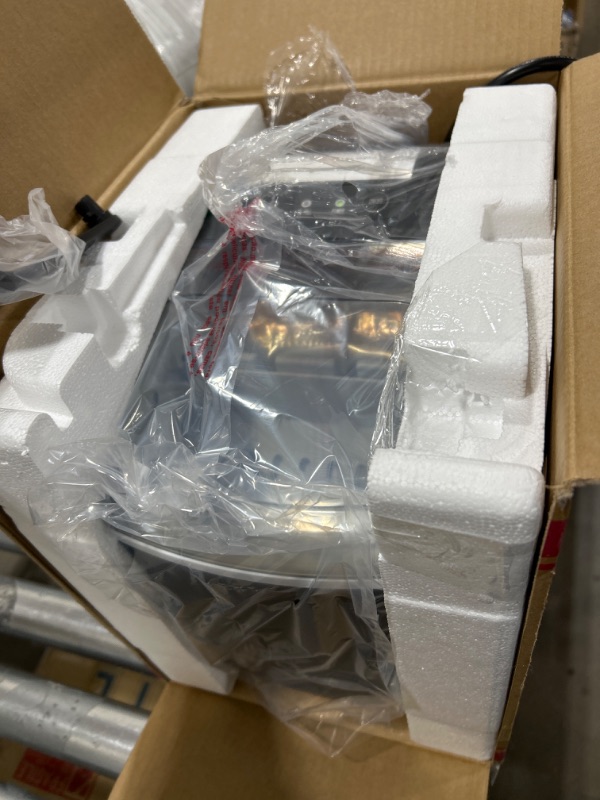 Photo 3 of Electactic Ice Maker Countertop, Efficient Easy Carry Ice Machine, Self-Cleaning Ice Maker with Ice Scoop & Basket, 9pcs/ 8mins 26.6Lbs Per Day for Home/Office/Kitchen, Black, Z5812H-BLACK
